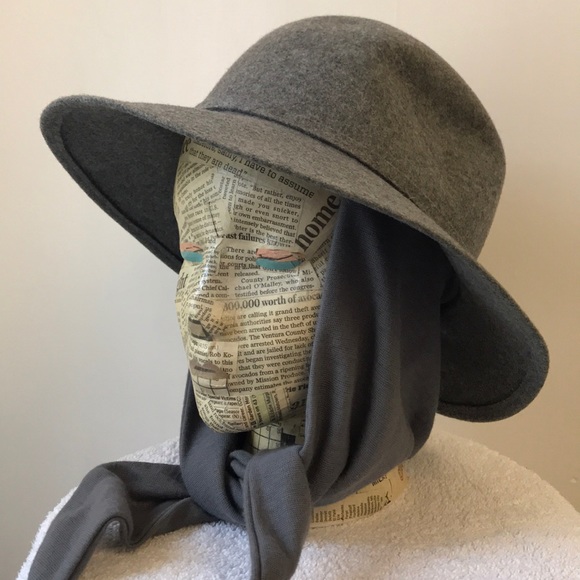 sun hat with scarf tie